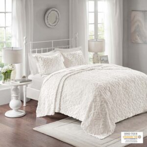 Sabrina 3 Piece Tufted Cotton Chenille Bedspread Set from Madison Park in  Off-White. Sabrina 3 Piece Tufted Cotton Chenille Bedspread Set from Madison Park in  Off-White. Sabrina 3 Piece Tufted Cotton Chenille Bedspread Set from Madison Park in  Off-White. Sabrina 3 Piece Tufted Cotton Chenille Bedspread Set from Madison Park in  Off-White. Sabrina 3 Piece Tufted Cotton Chenille Bedspread Set from Madison Park in  Off-White.
