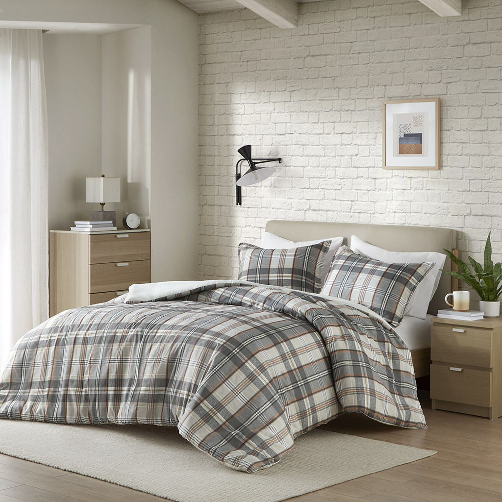 Blake Plaid Duvet Cover Set