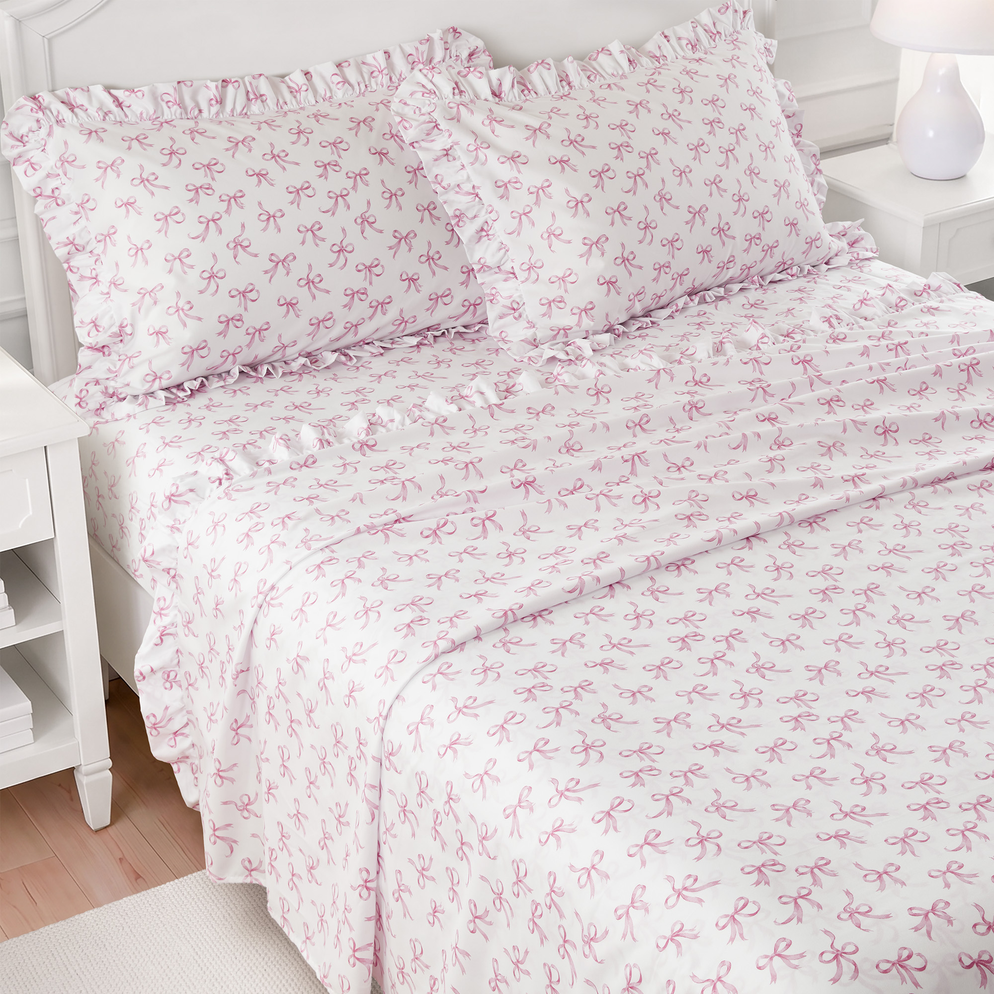 Microfiber Ruffle Sheets