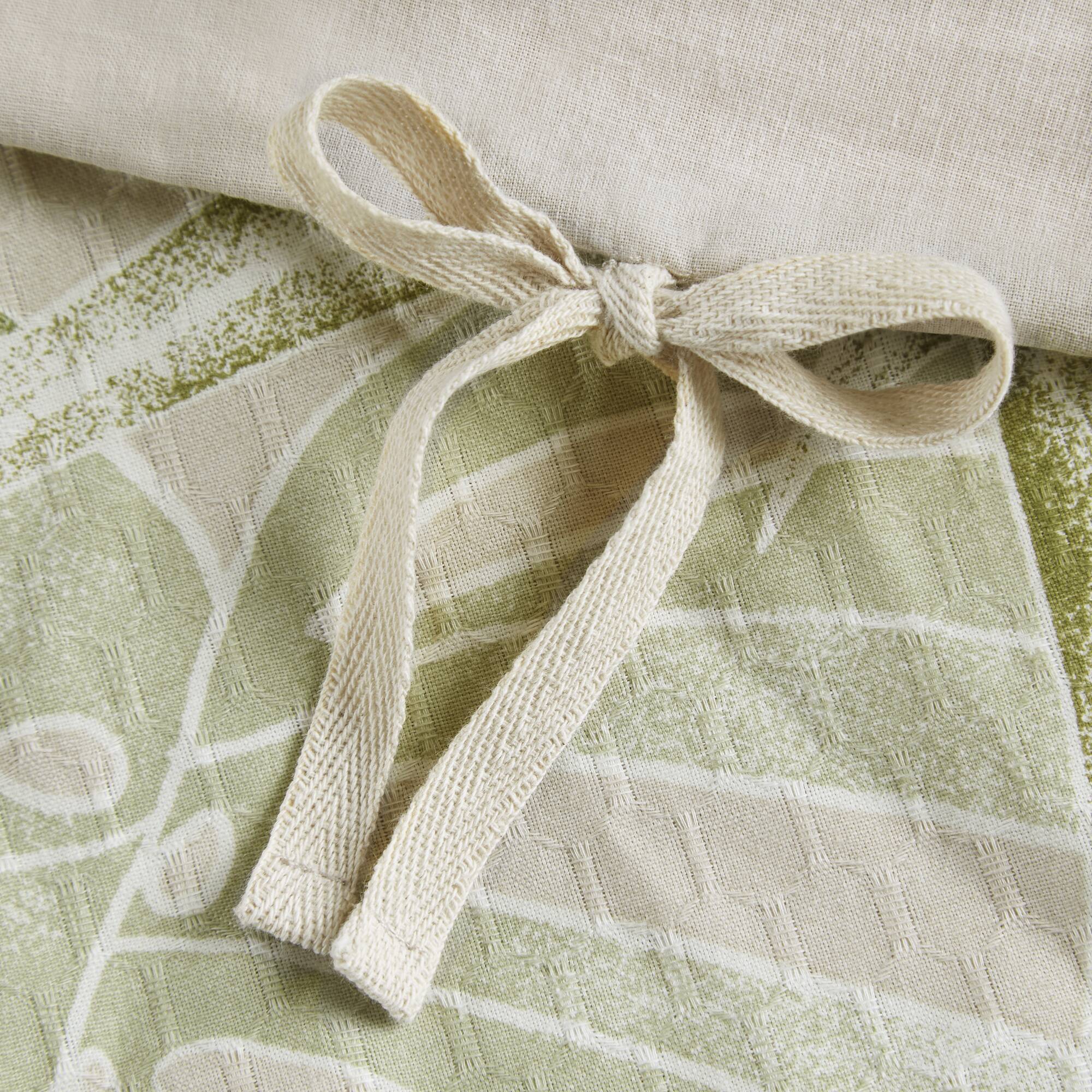 Kiawah Island 5 Piece Cotton Duvet Cover Set with Throw Pillow