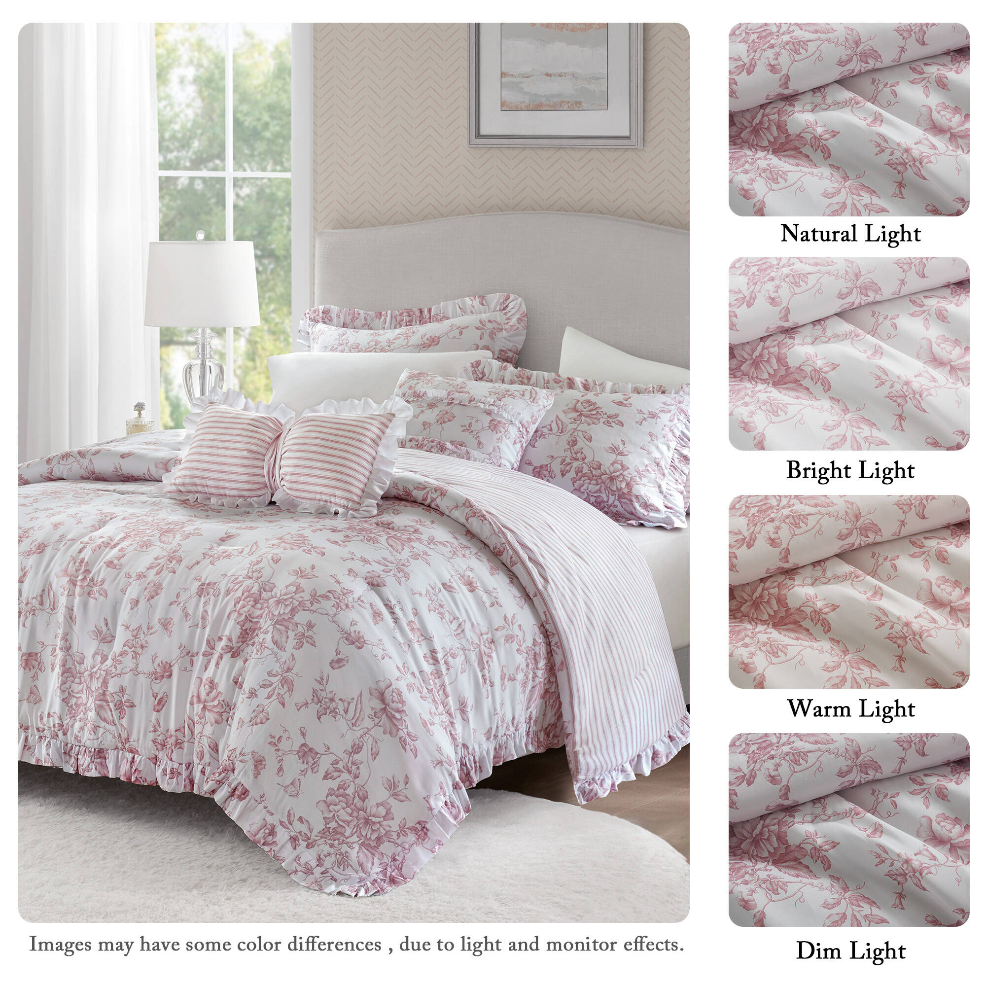 Adele Comforter Set with Decorative Pillows