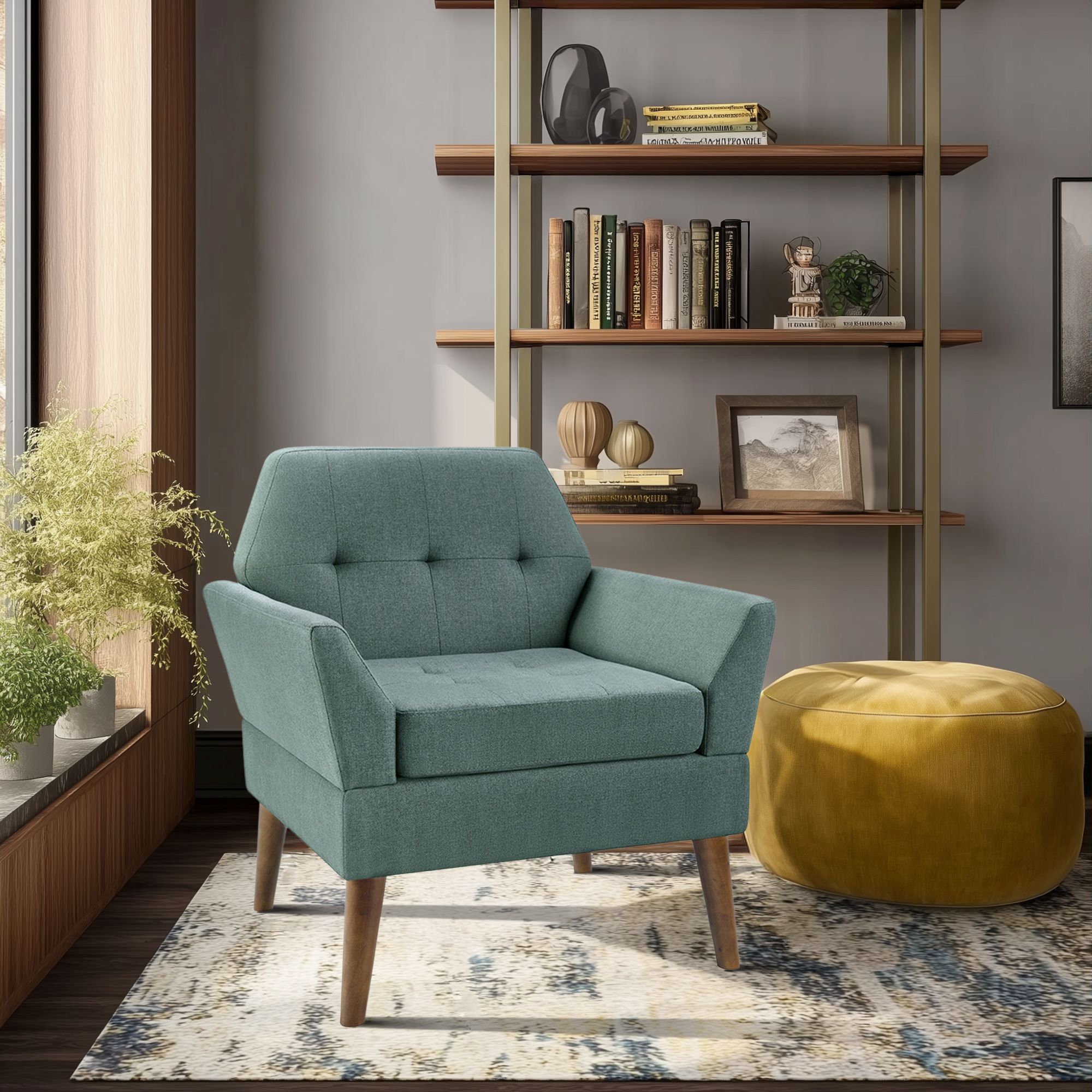 Newtin Mid-Century Modern Lounge Chair