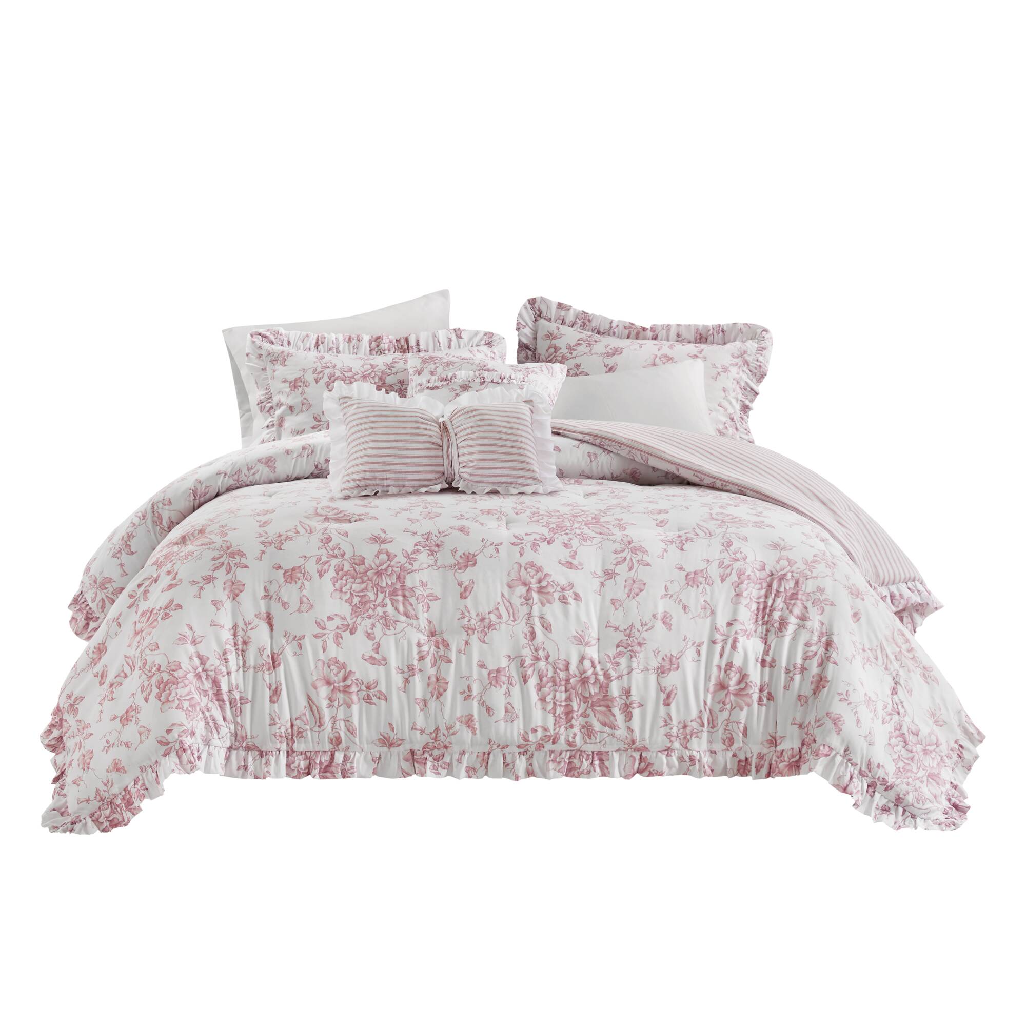 Adele Comforter Set with Decorative Pillows