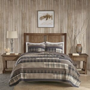 Winter Plains 100% Cotton Oversized Quilt Mini Set from Woolrich in  Taupe. Winter Plains 100% Cotton Oversized Quilt Mini Set from Woolrich in  Taupe. Winter Plains 100% Cotton Oversized Quilt Mini Set from Woolrich in  Taupe. Winter Plains 100% Cotton Oversized Quilt Mini Set from Woolrich in  Taupe. Winter Plains 100% Cotton Oversized Quilt Mini Set from Woolrich in  Taupe.