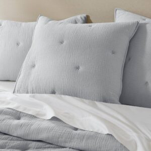 Breeze cotton gauze embroidered Euro Sham from Harbor House Blue in  Blue. Breeze cotton gauze embroidered Euro Sham from Harbor House Blue in  Blue. Breeze cotton gauze embroidered Euro Sham from Harbor House Blue in  Blue. Breeze cotton gauze embroidered Euro Sham from Harbor House Blue in  Blue. Breeze cotton gauze embroidered Euro Sham from Harbor House Blue in  Blue.