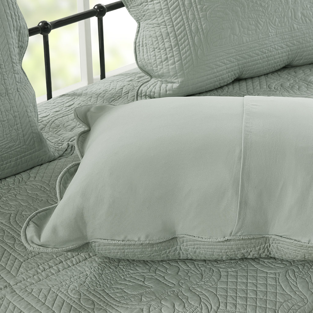 Tuscany 6 Piece Reversible Scalloped Edge Daybed Cover Set