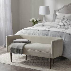 Farrah Accent Bench from Madison Park in Cream. Farrah Accent Bench from Madison Park in Cream. Farrah Accent Bench from Madison Park in Cream. Farrah Accent Bench from Madison Park in Cream. Farrah Accent Bench from Madison Park in Cream.