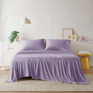 Cotton Blend Jersey Knit All Season Sheet Set from Intelligent Design in  Purple. Cotton Blend Jersey Knit All Season Sheet Set from Intelligent Design in  Purple. Cotton Blend Jersey Knit All Season Sheet Set from Intelligent Design in  Purple. Cotton Blend Jersey Knit All Season Sheet Set from Intelligent Design in  Purple. Cotton Blend Jersey Knit All Season Sheet Set from Intelligent Design in  Purple.
