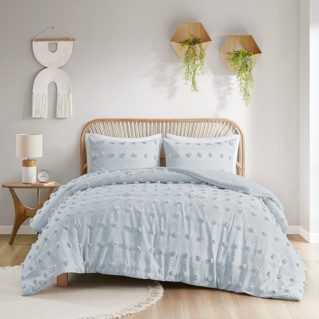 Lucy Clip Jacquard Comforter Set