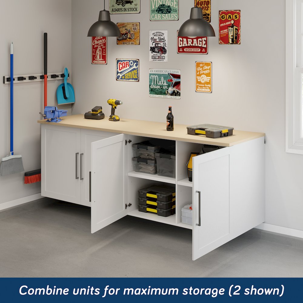GarageCore Bundled Cabinet with MDF Top & Doors