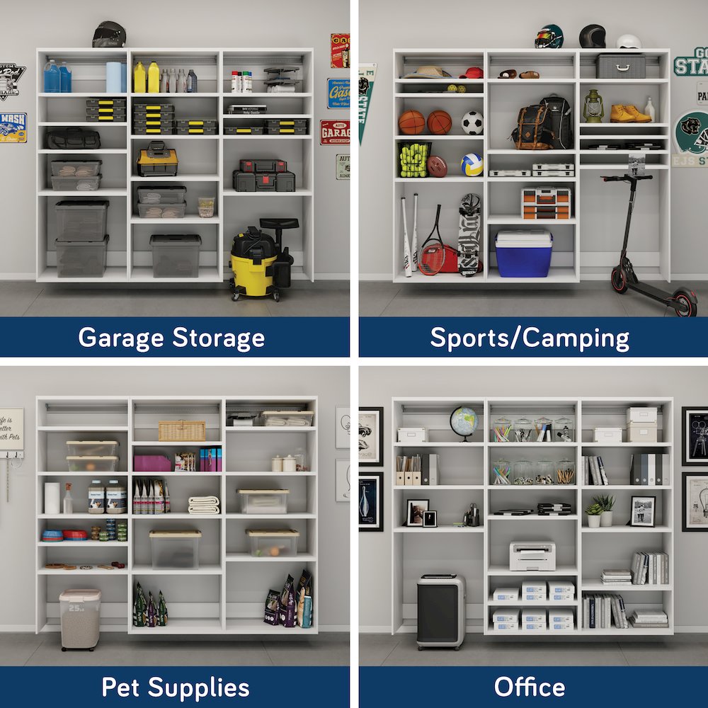 GarageCore 3 Shallow Cabinets