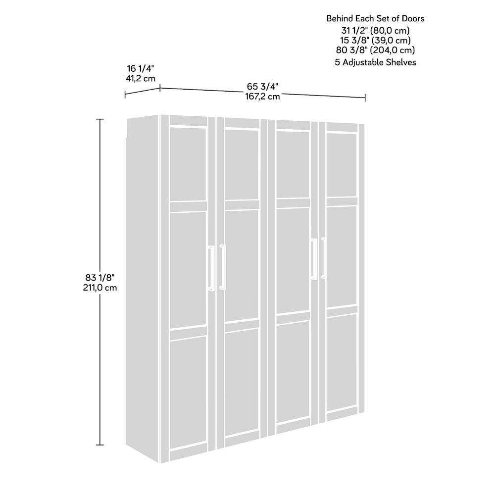 GarageCore 2 Shallow Cabinets W/Doors