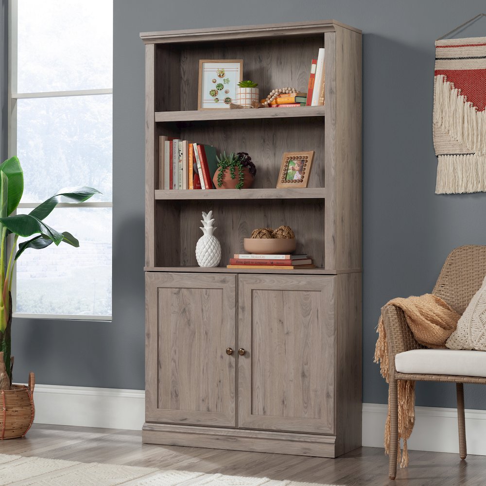 5-Shelf/Book Shelf 2-Door Bookcase