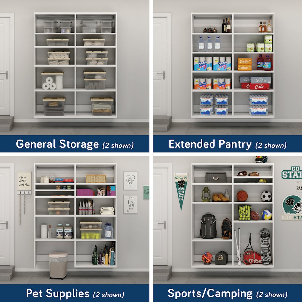 GarageCore 83″ hx15 d Shelves