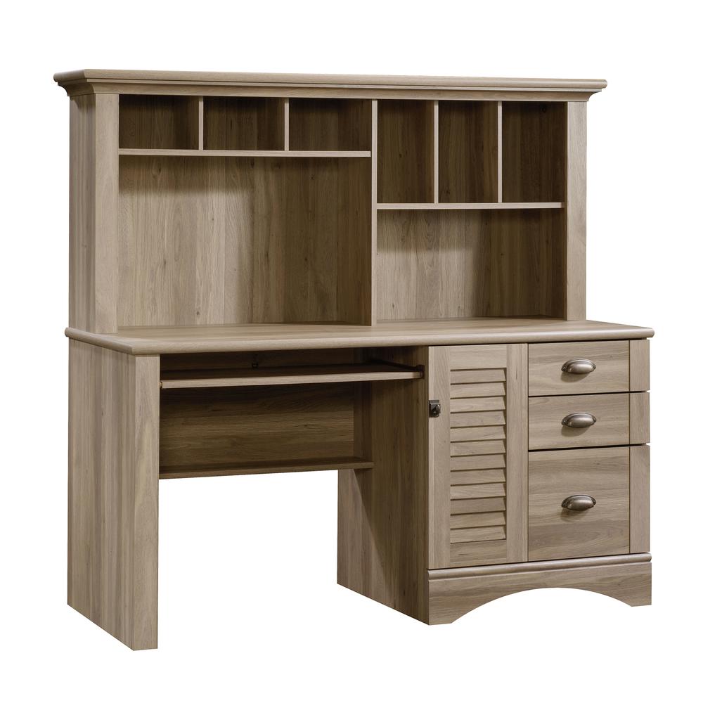 Harbor View Computer Desk with Hutch