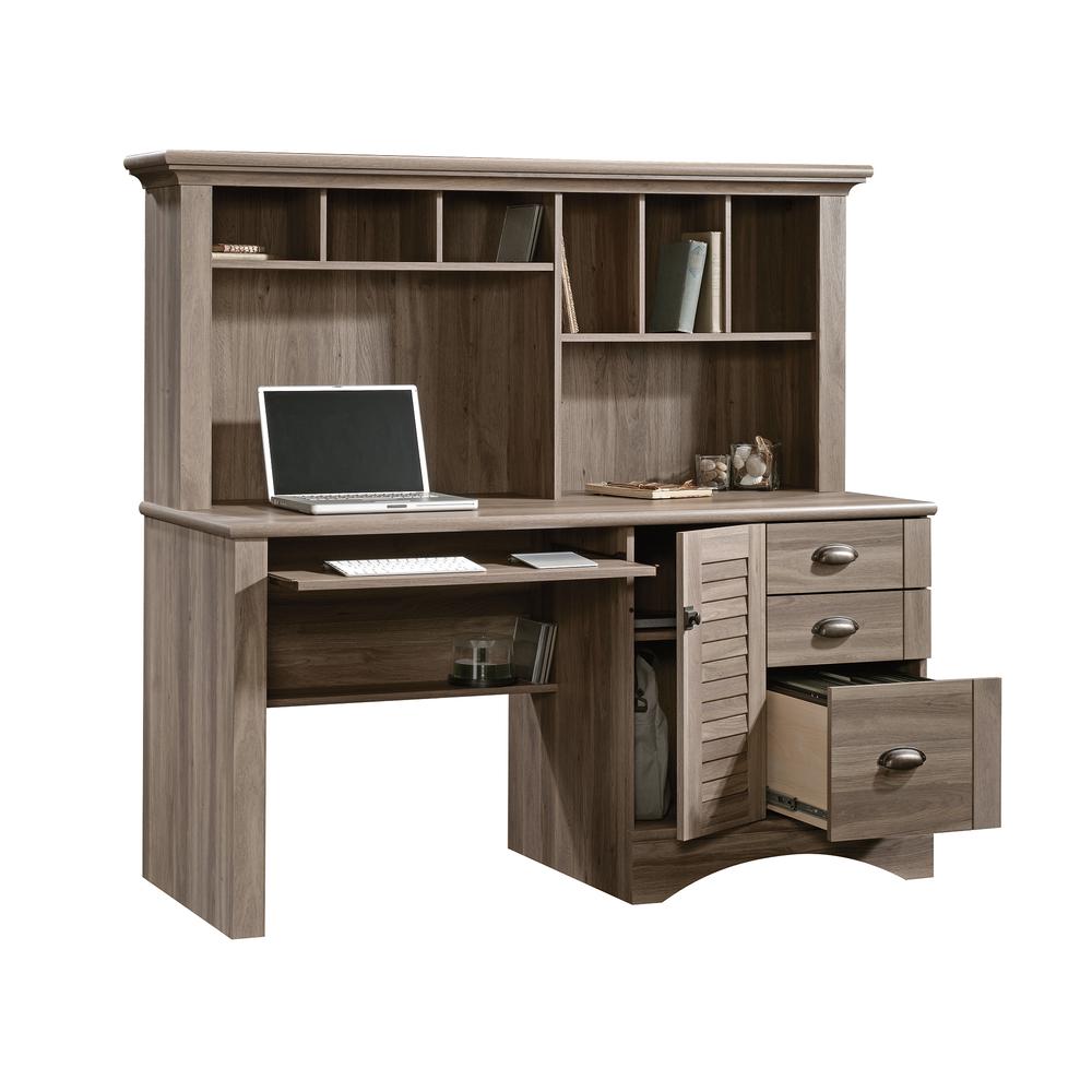 Harbor View Computer Desk with Hutch
