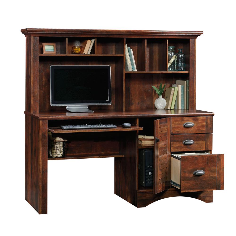 Harbor View Computer Desk with Hutch