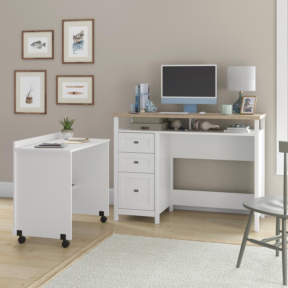 White finish