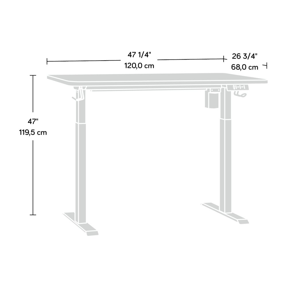 48″ x 27″ Electric Adjustable Height Desk