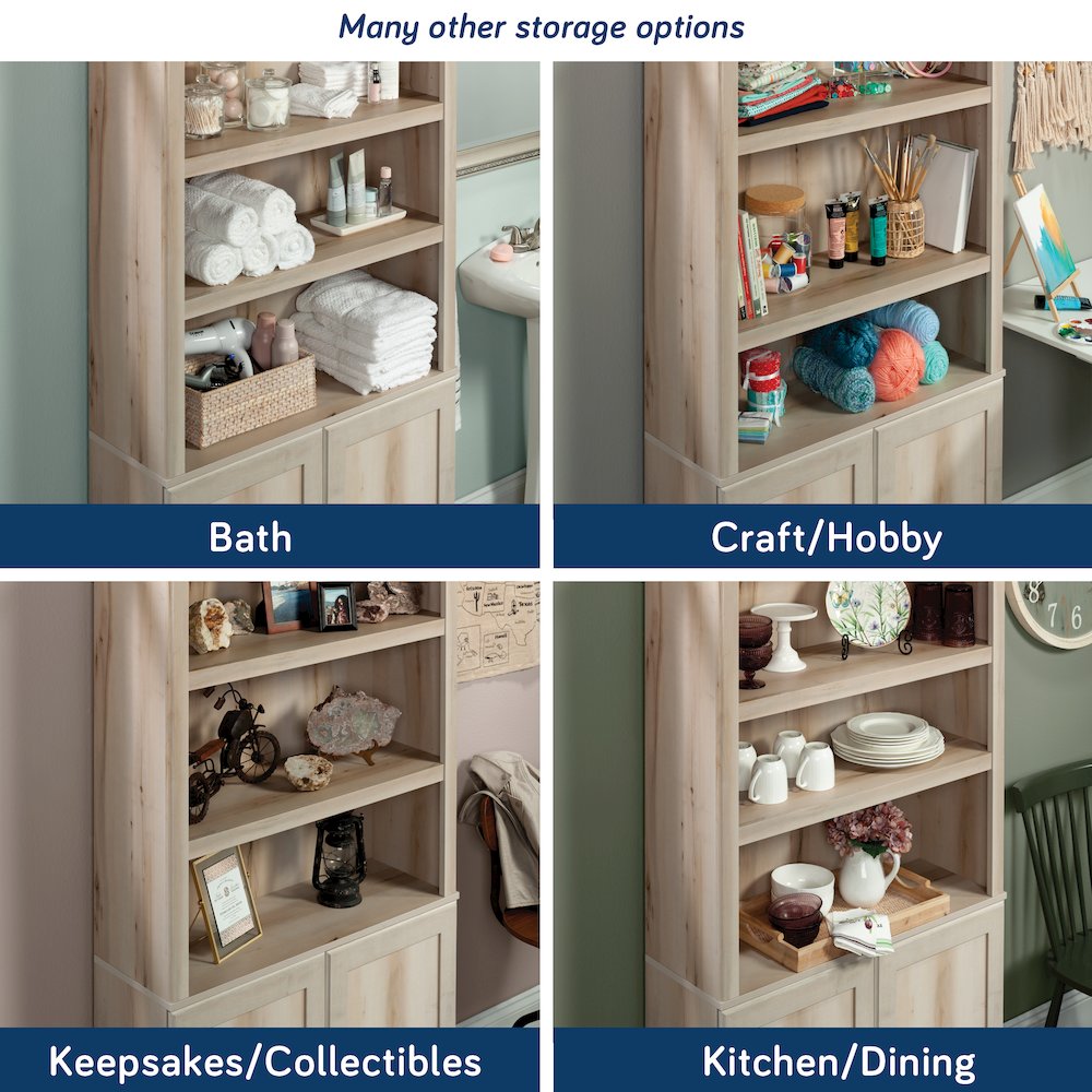 5-Shelf/Book Shelf 2-Door Bookcase