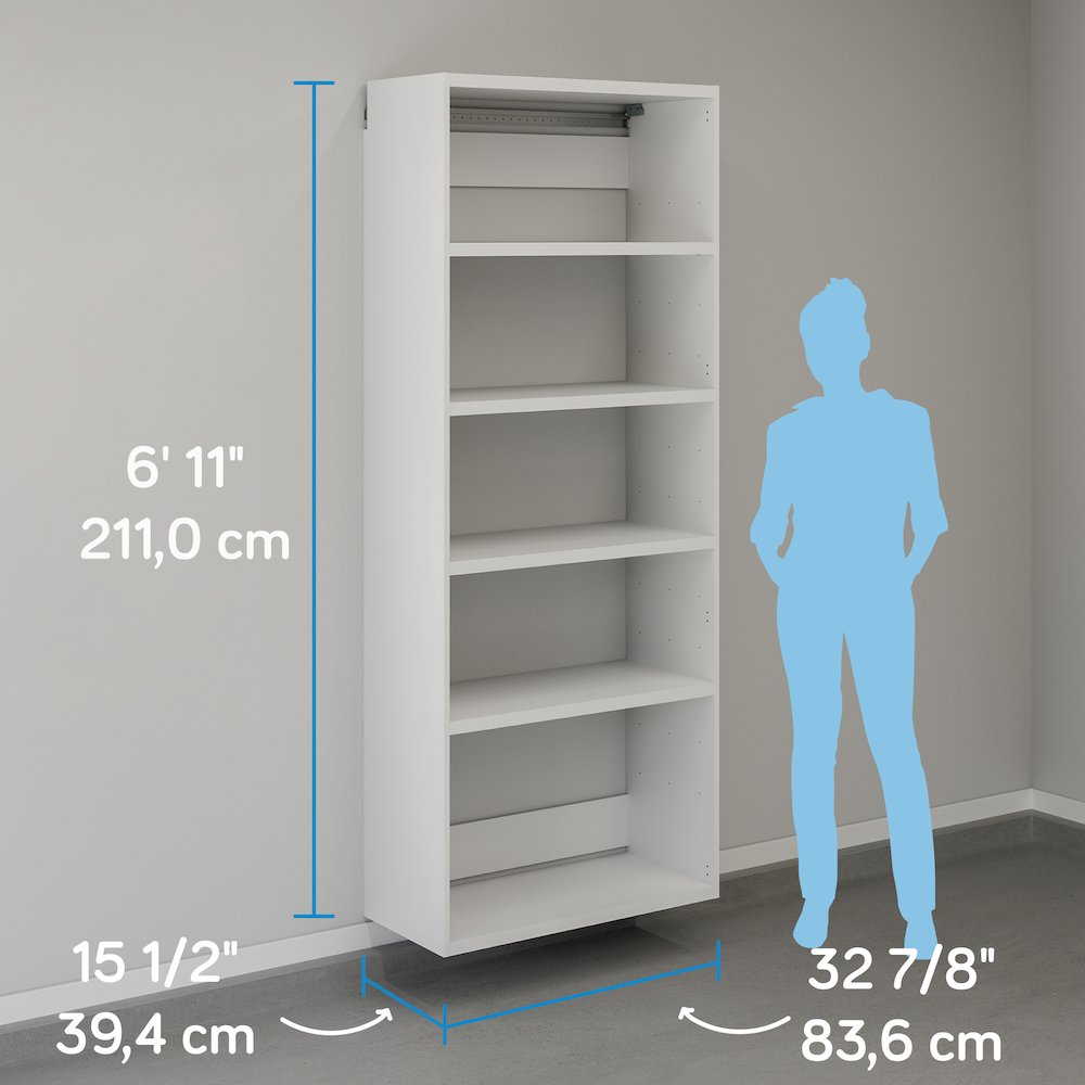 GarageCore 83″ hx15 d Shelves