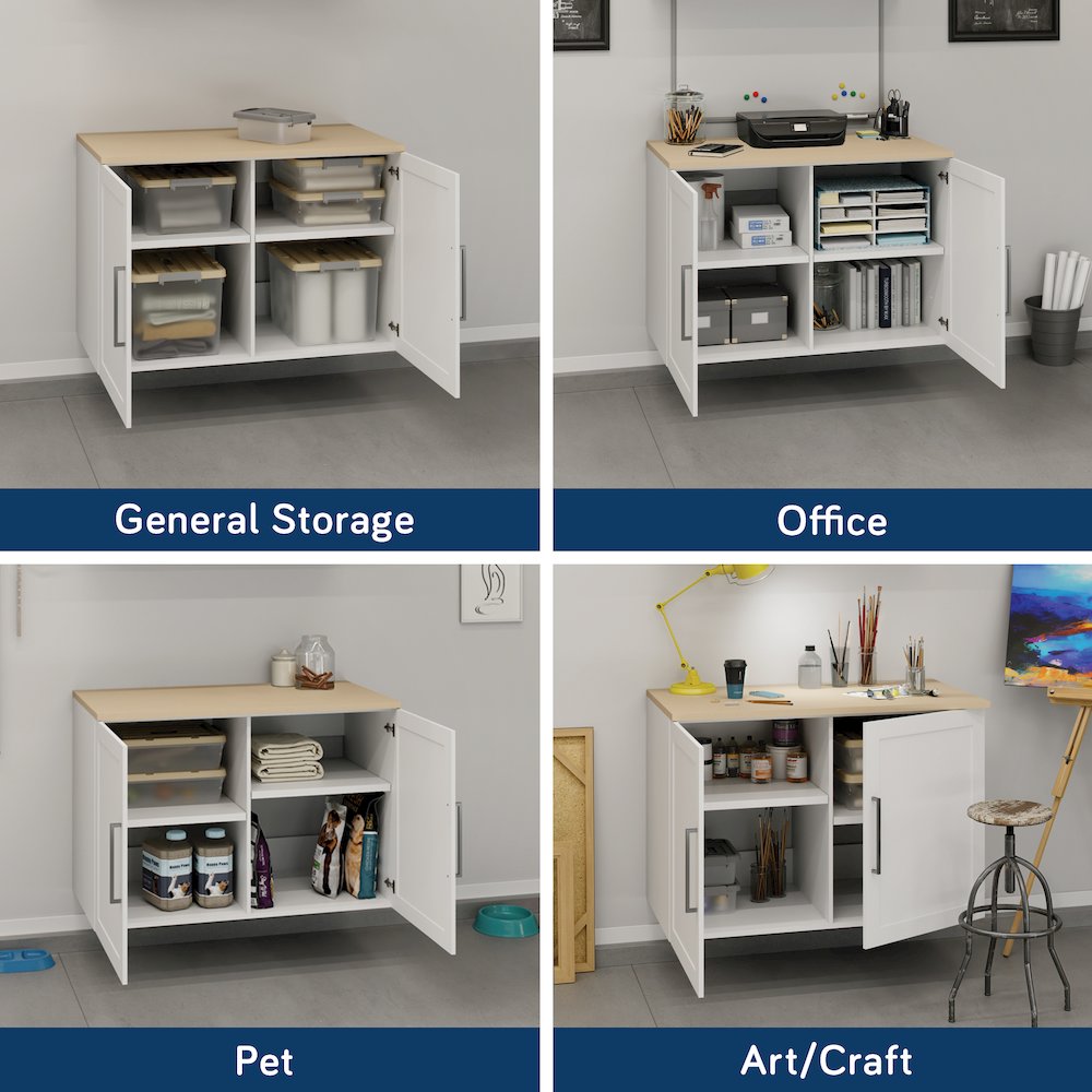 GarageCore Bundled Cabinet with MDF Top & Doors