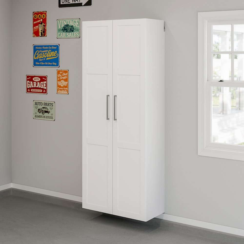 GarageCore 83″ Shallow Cabinet & Door Bundle