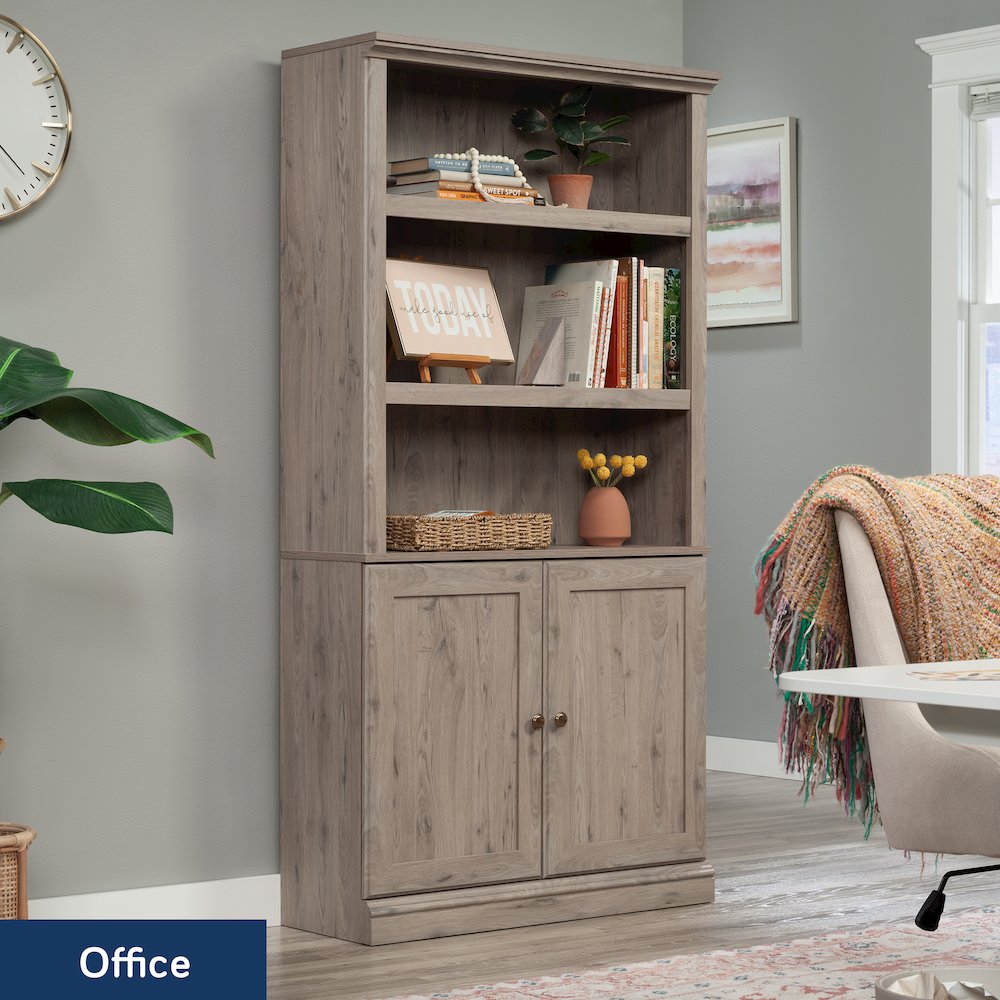 5-Shelf/Book Shelf 2-Door Bookcase
