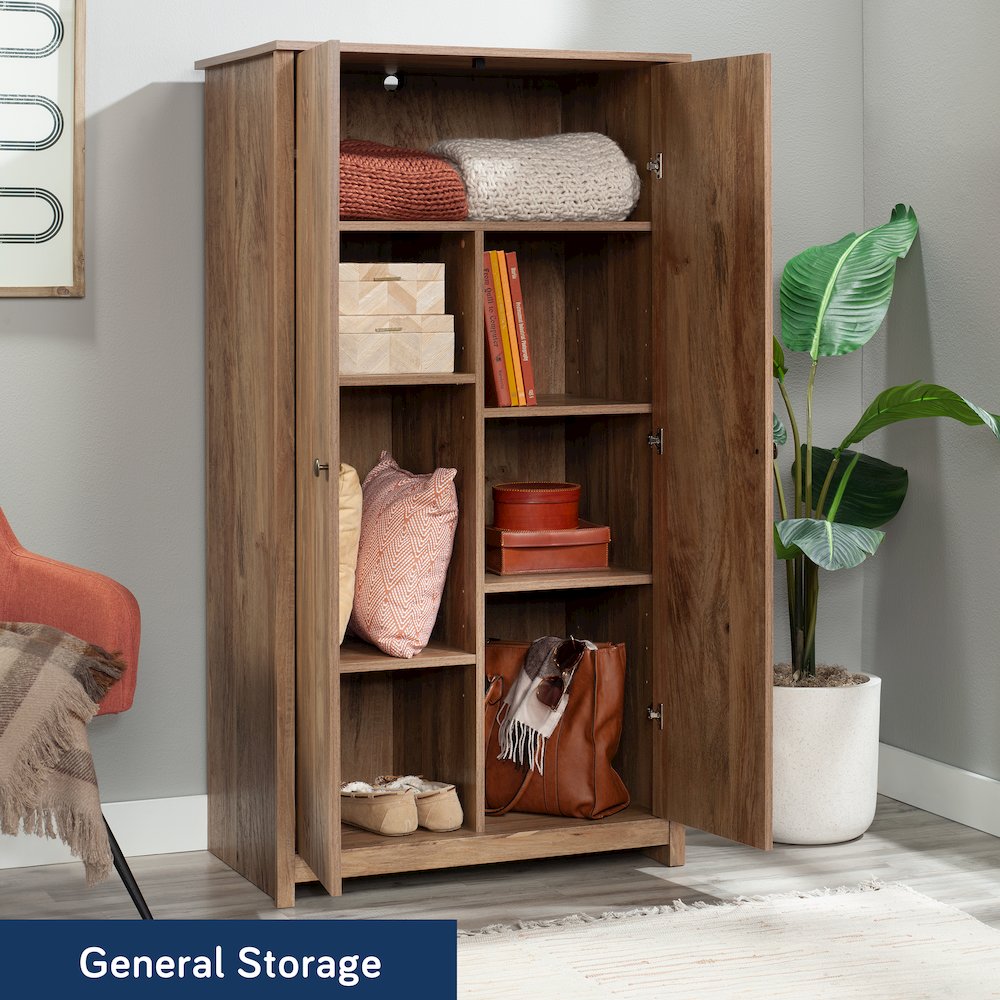 River Ranch 2-Door Storage Cabinet in Sindoori Mango Finish