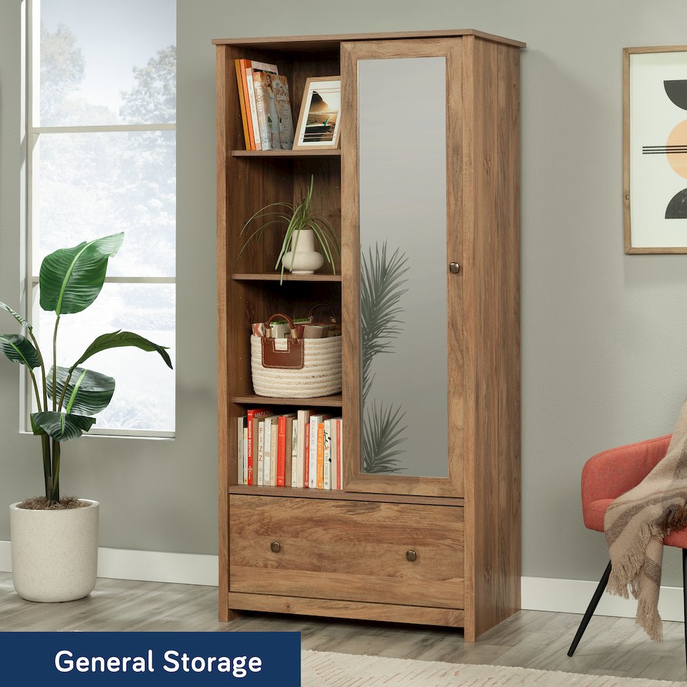 River Ranch Wardrobe Cabinet in Sindoori Mango Finish