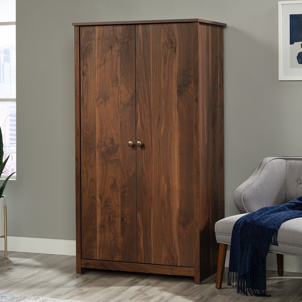 River Ranch 2-Door Storage Cabinet in Grand Walnut Finish