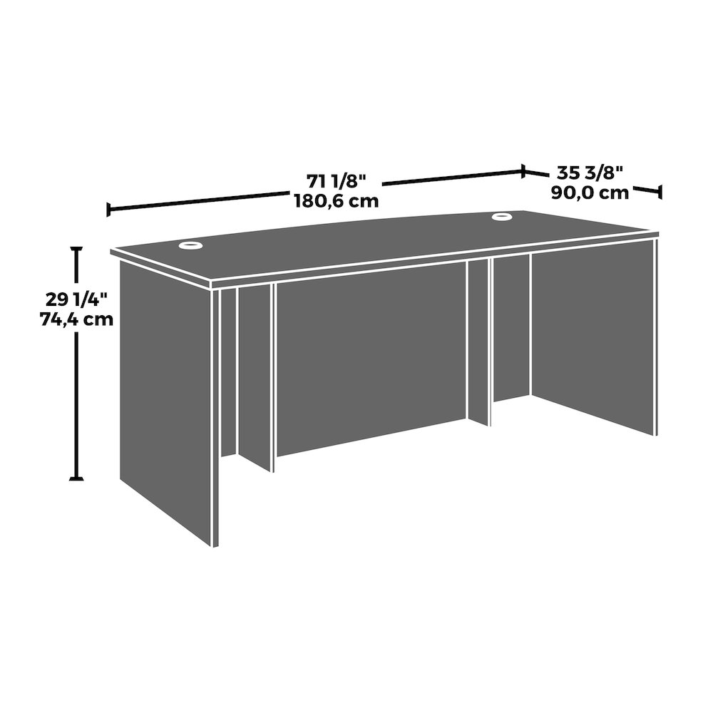 Affirm 72″ Bow & 48″ Return