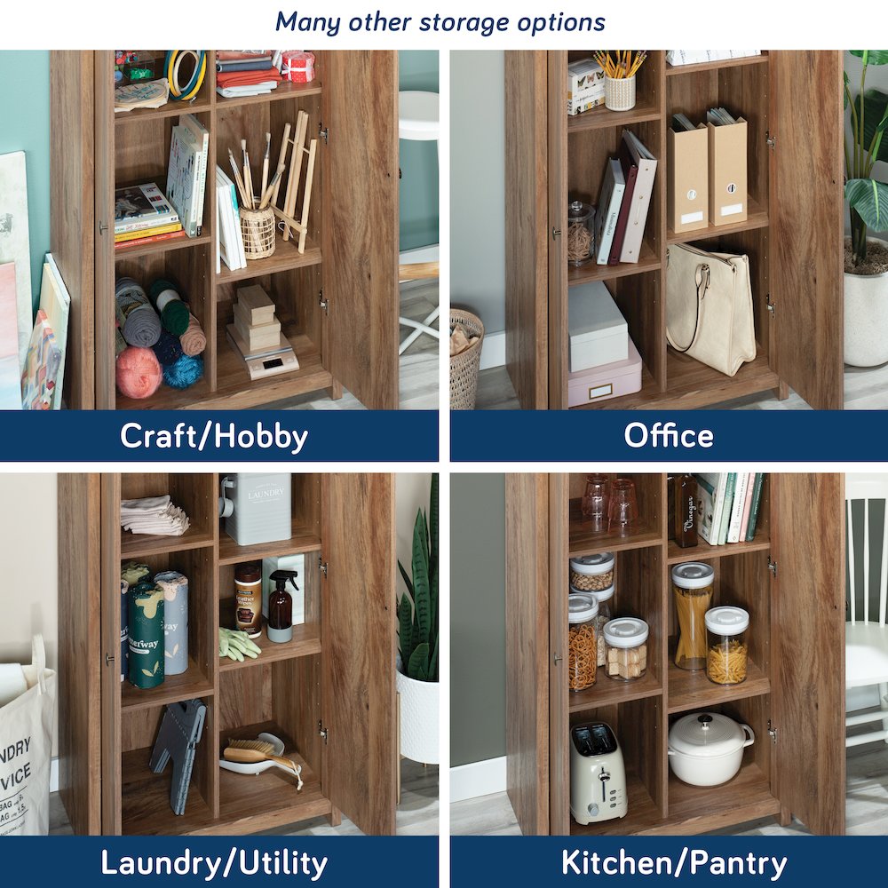 River Ranch 2-Door Storage Cabinet in Sindoori Mango Finish