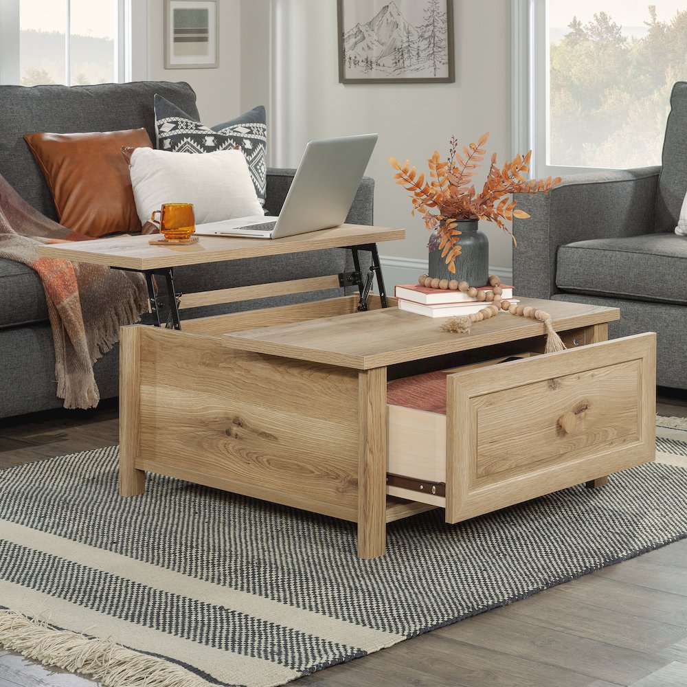 Hillmont Farm Lift-Top Table Timber Oak