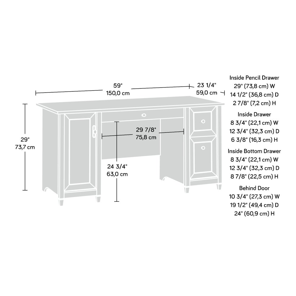 Edge Water Computer Desk