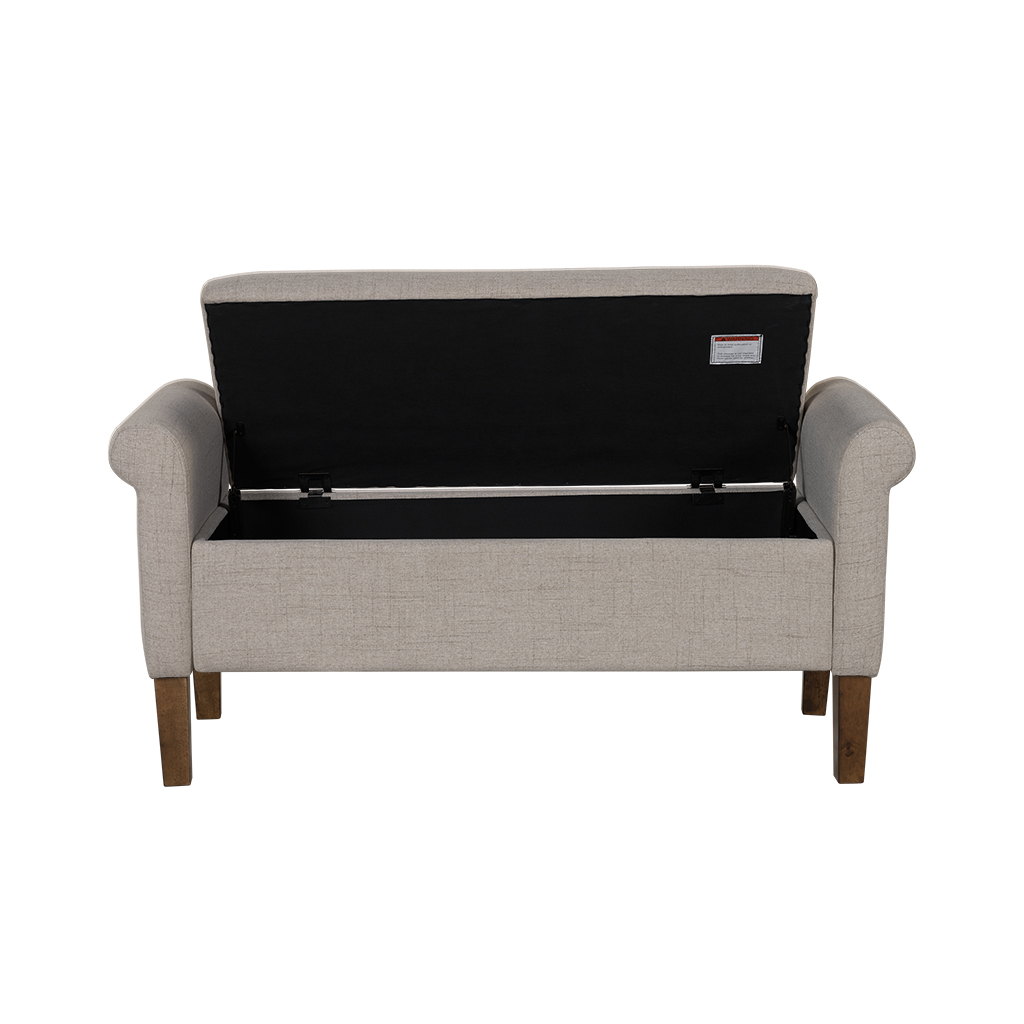 Aubrey Upholstered Storage Bench