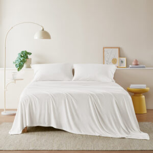 Cotton Blend Jersey Knit All Season Sheet Set from Intelligent Design in  White. Cotton Blend Jersey Knit All Season Sheet Set from Intelligent Design in  White. Cotton Blend Jersey Knit All Season Sheet Set from Intelligent Design in  White. Cotton Blend Jersey Knit All Season Sheet Set from Intelligent Design in  White. Cotton Blend Jersey Knit All Season Sheet Set from Intelligent Design in  White.