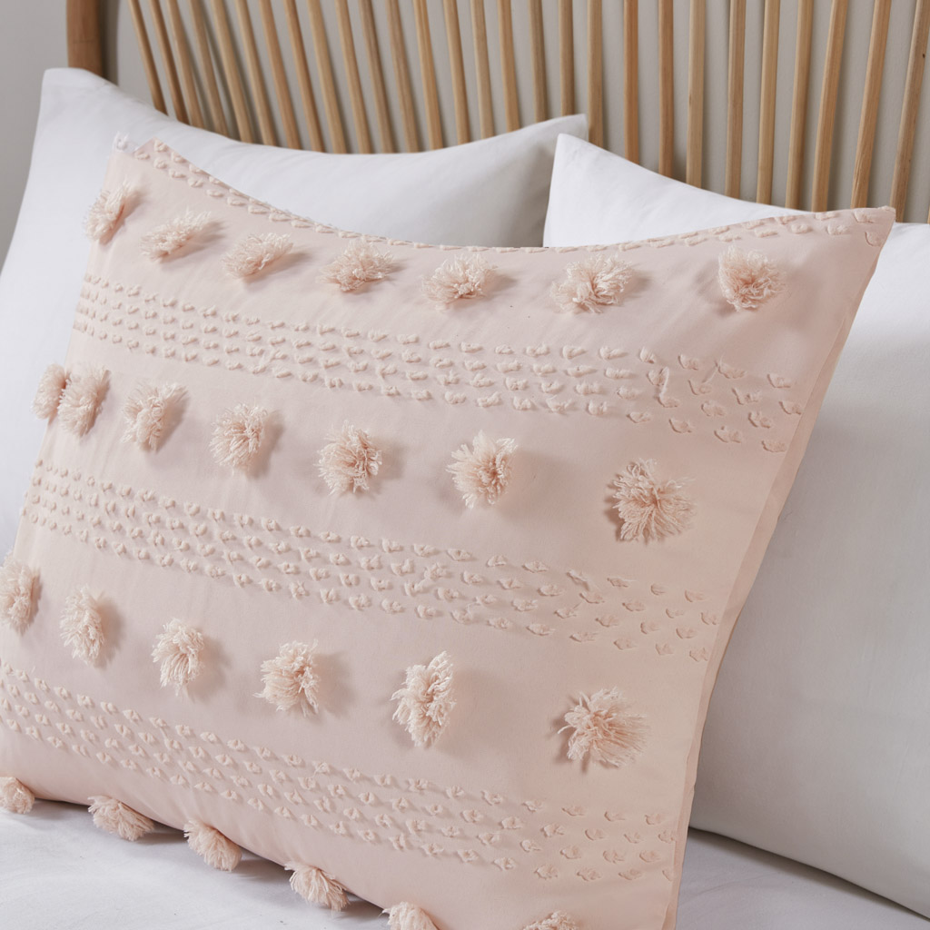 Lucy Clip Jacquard Duvet Cover Set