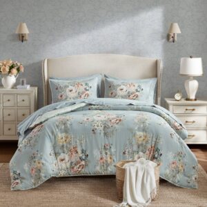 Heather Cottagecore Collection Comforter from Madison Park Essentials in  Soft Blue. Heather Cottagecore Collection Comforter from Madison Park Essentials in  Soft Blue. Heather Cottagecore Collection Comforter from Madison Park Essentials in  Soft Blue. Heather Cottagecore Collection Comforter from Madison Park Essentials in  Soft Blue. Heather Cottagecore Collection Comforter from Madison Park Essentials in  Soft Blue.