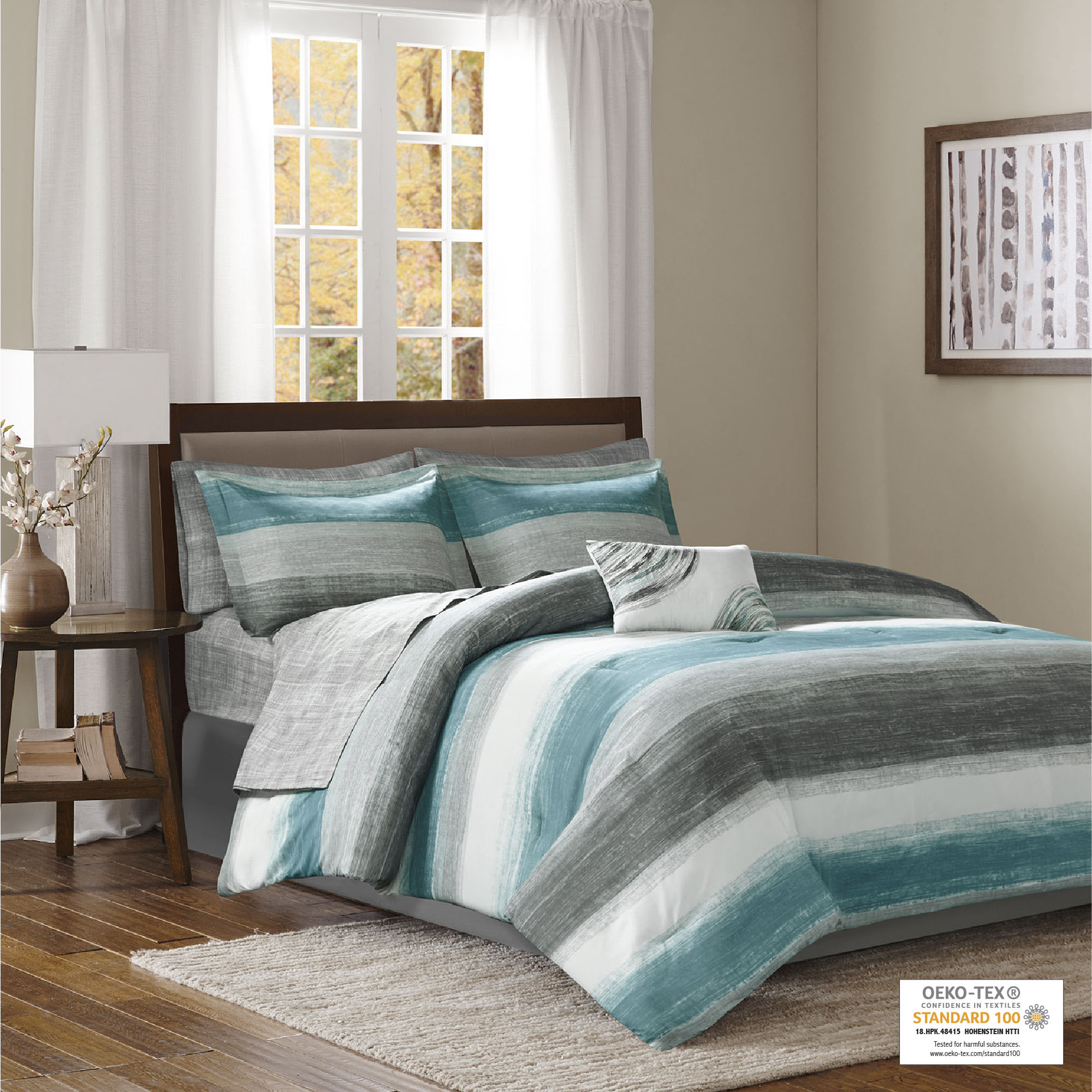 Saben Comforter Set with Cotton Bed Sheets