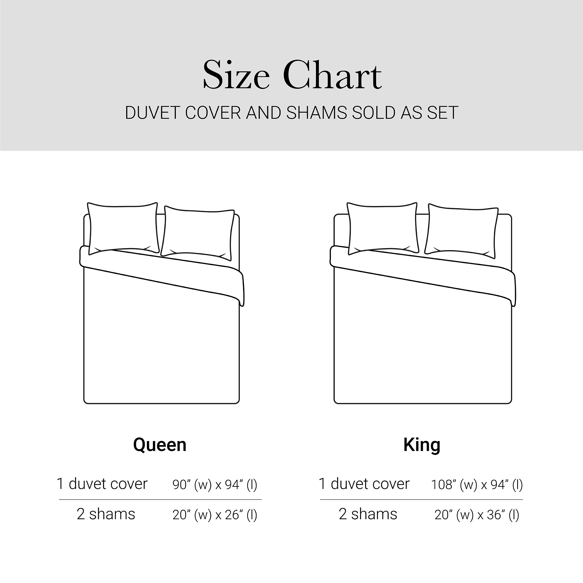 Linen Blend Double Flange Duvet Cover Set