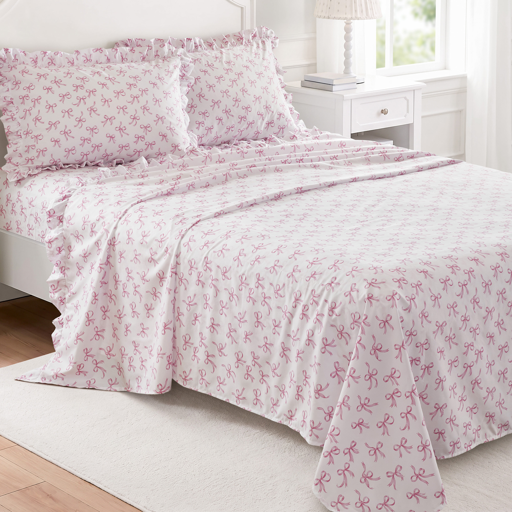 Microfiber Ruffle Sheets