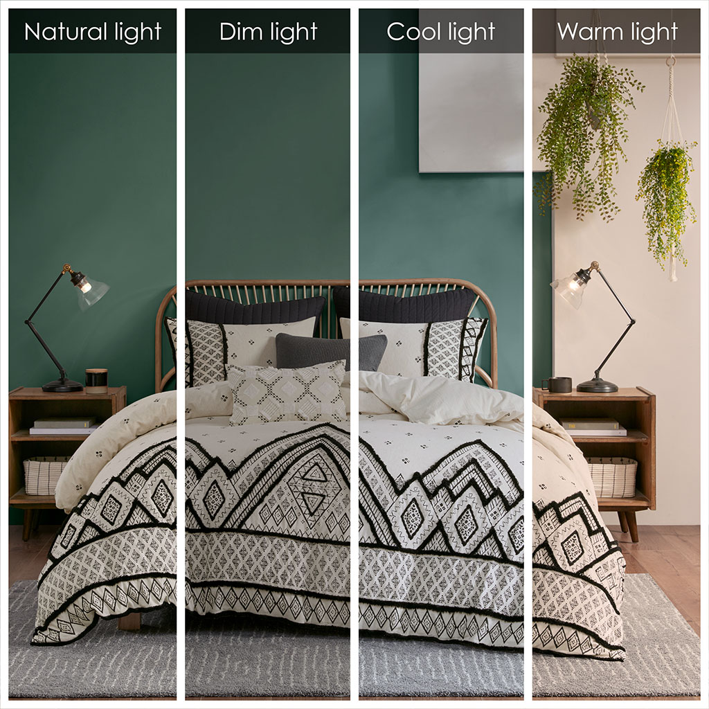Marta 3 Piece Flax and Cotton Blended Duvet Cover Set