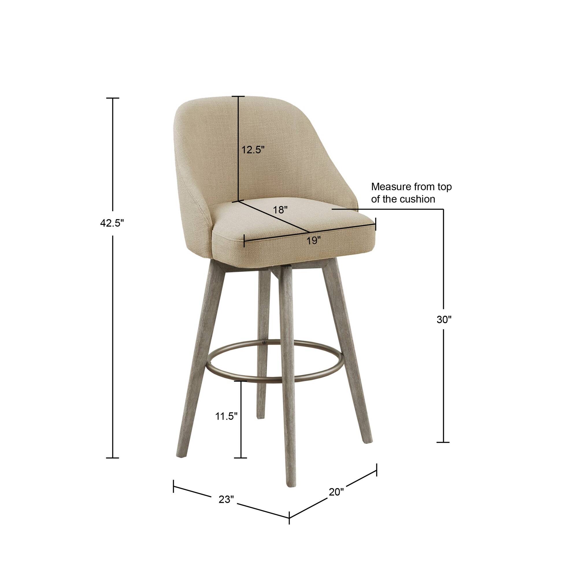 Pearce Bar Stool with Swivel Seat