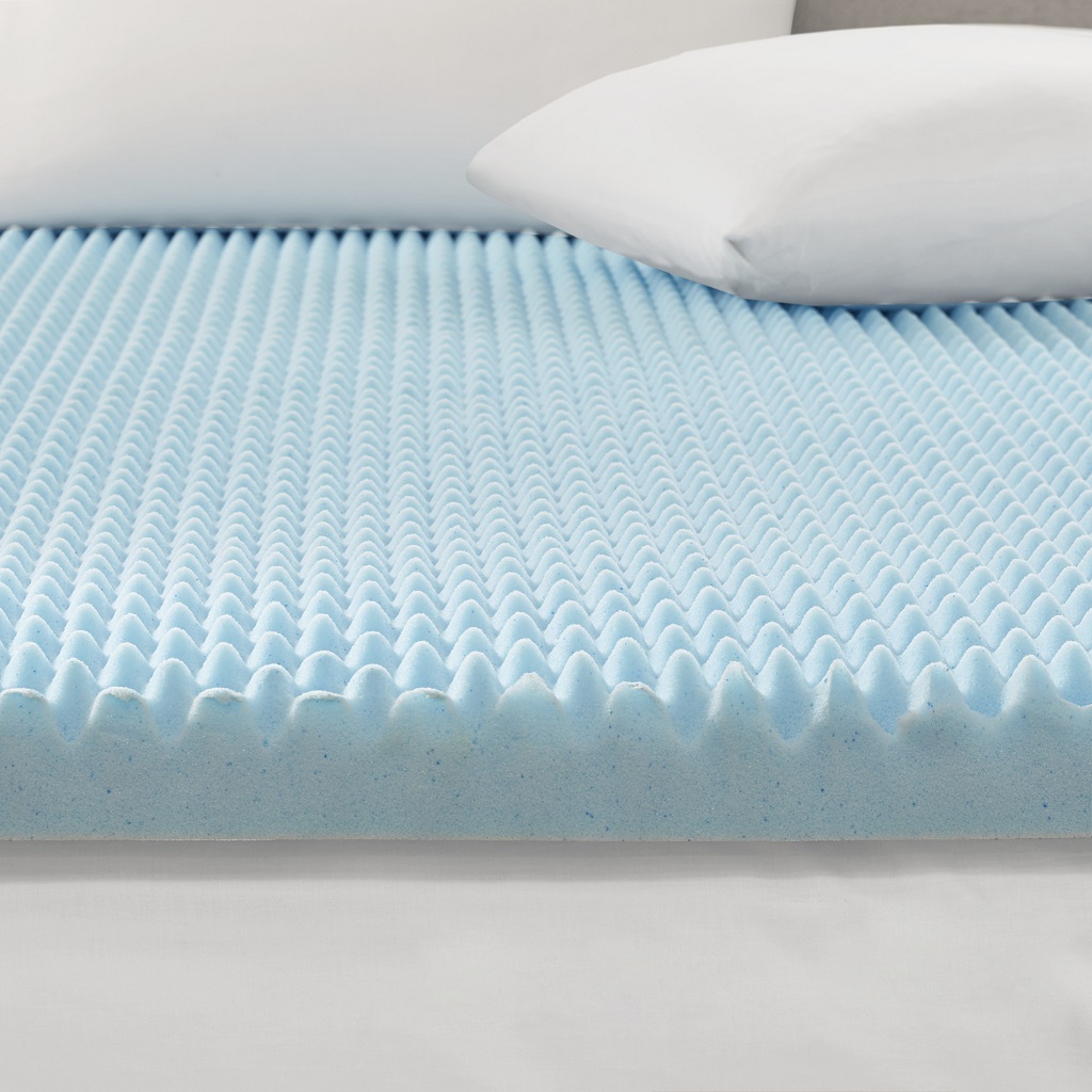 3″ Gel Memory Foam All Season Reversible Cooling Mattress Topper