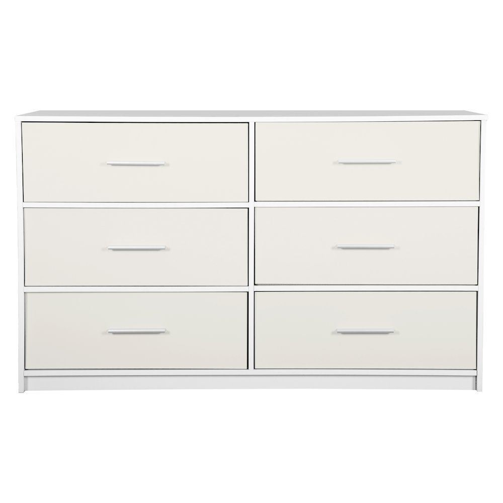 6-Drawer Dresser with Large Fabric Drawers