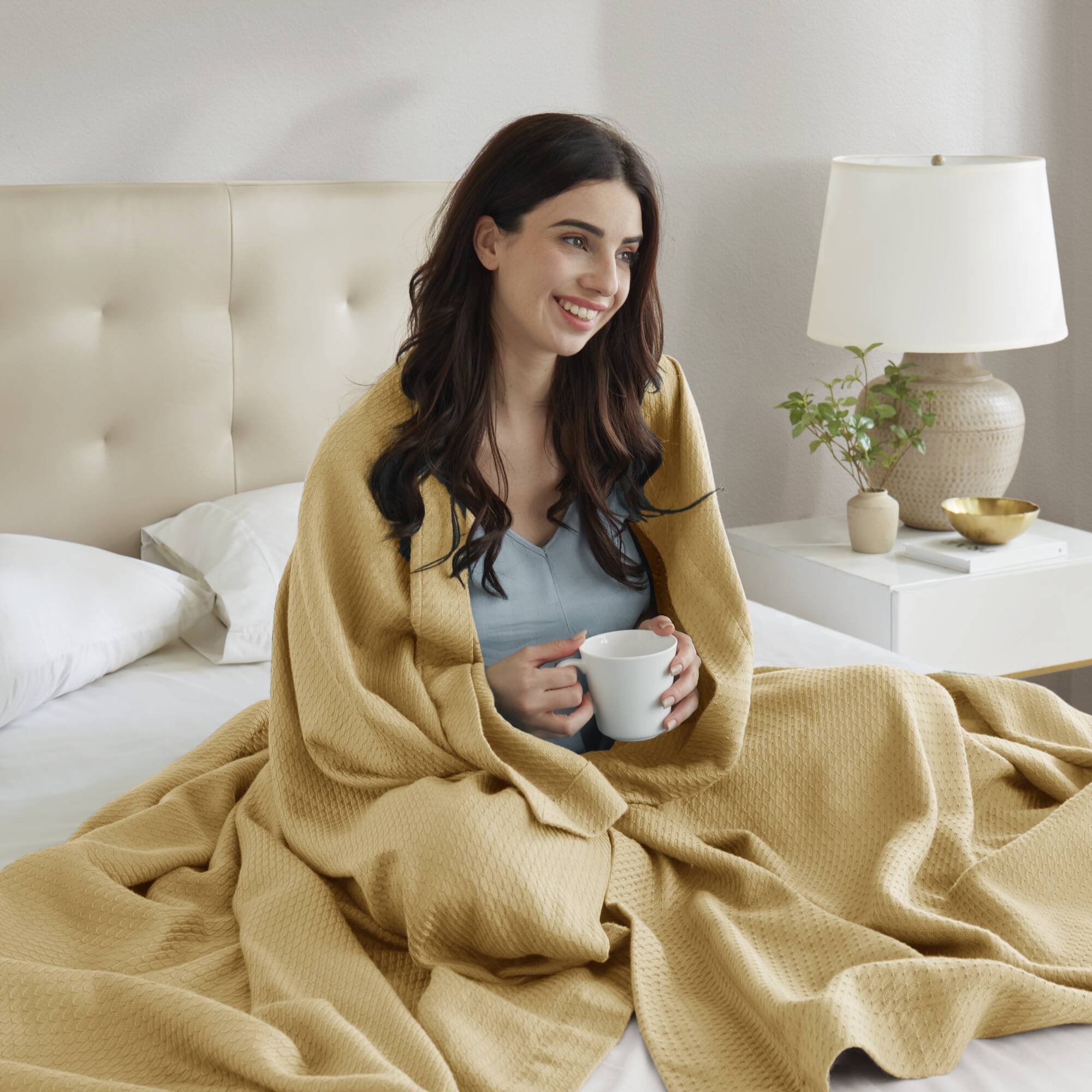 100% Certified Egyptian Cotton Blanket