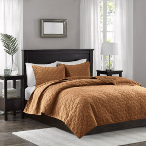 Harper 3 Piece Velvet Quilt Set from Madison Park in  Rust. Harper 3 Piece Velvet Quilt Set from Madison Park in  Rust. Harper 3 Piece Velvet Quilt Set from Madison Park in  Rust. Harper 3 Piece Velvet Quilt Set from Madison Park in  Rust. Harper 3 Piece Velvet Quilt Set from Madison Park in  Rust.