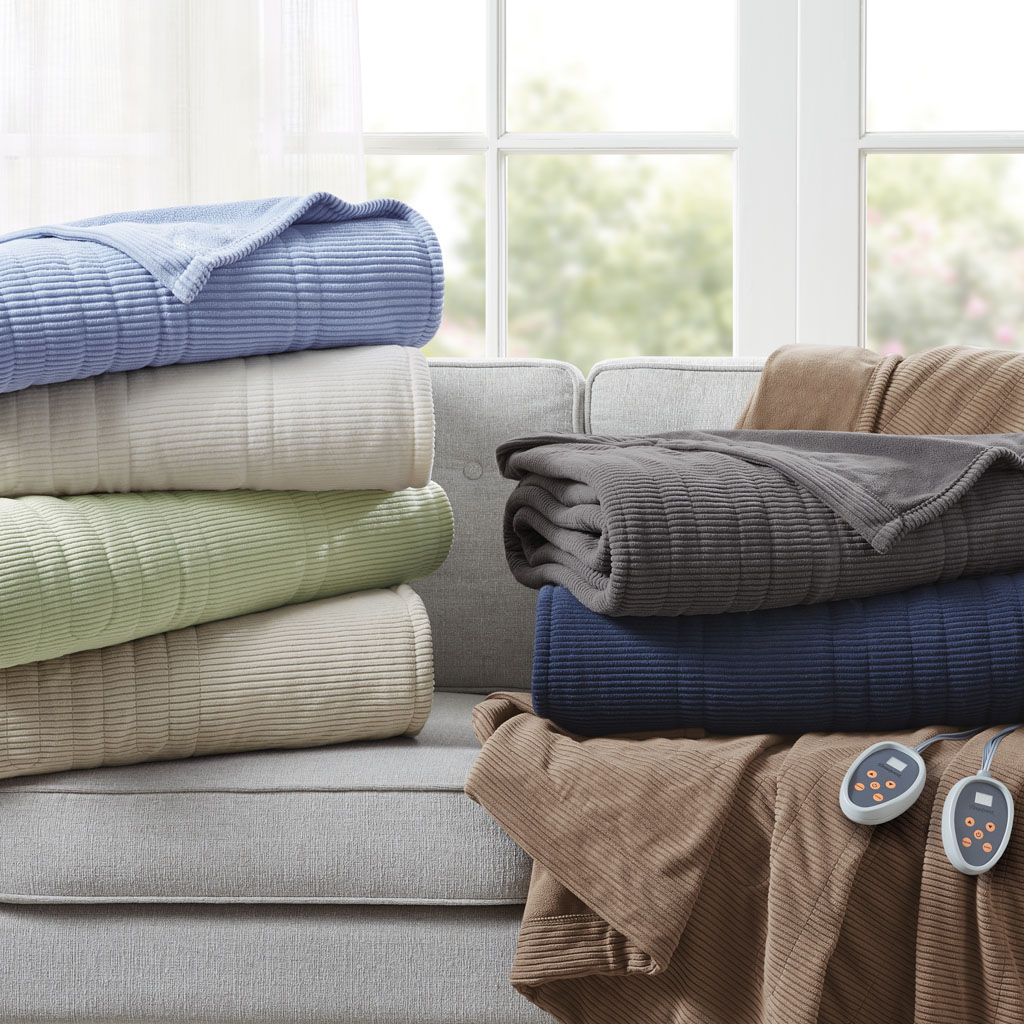 Electric Micro Fleece Heated Blanket
