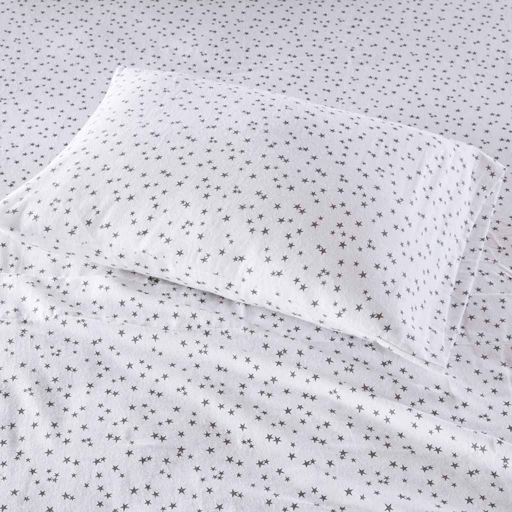 Cozy Soft Cotton Flannel Printed Sheet Set